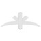 Ekena Millwork Davenport Architectural Grade PVC Gable Bracket, 48"W x 18"H x 4"D x 4"F, 9/12 Pitch GBP048X18X0404DAV00 - alternate 5